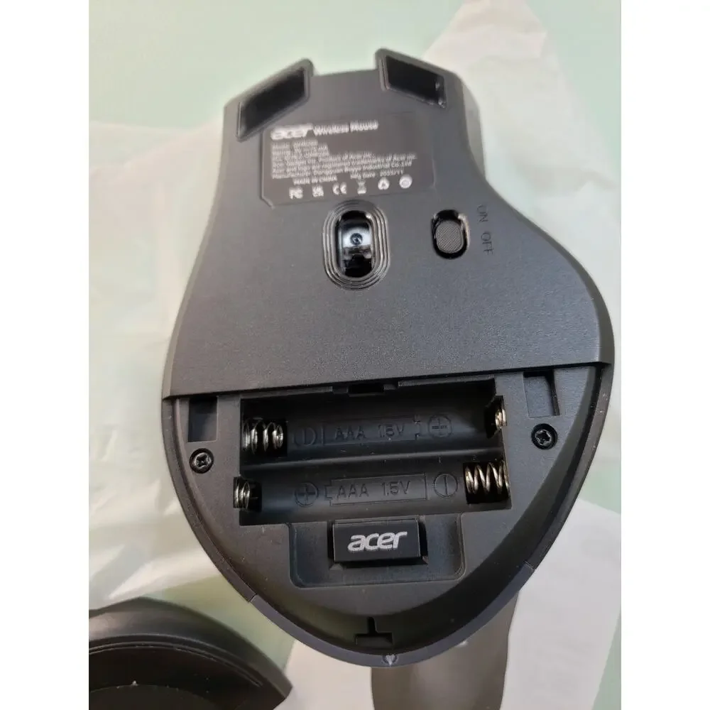 Acer Wireless Mouse for Laptop, 2.4GHz Computer Mouse 3 Adjustable DPI Office...